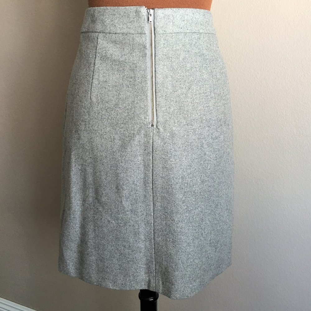 DE COLLECTION Wool Blend Pencil Skirt   LARGE - Picture 4 of 13